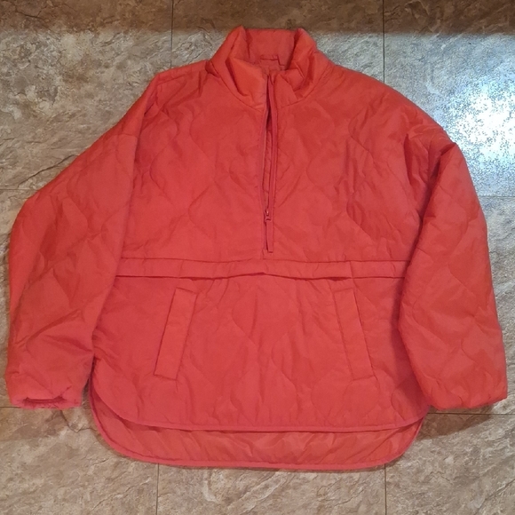 Old Navy Jackets & Blazers - Old Navy Active Bright Red-Orange Water-Resistant Jacket
